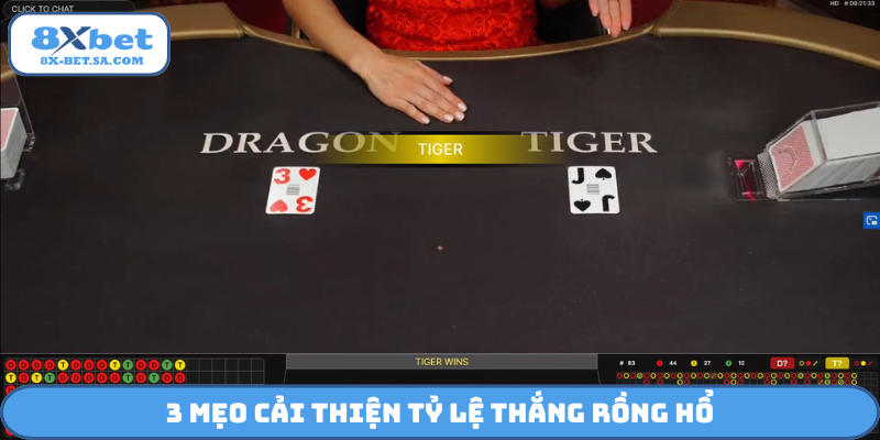 3 mẹo cải thiện tỷ lệ thắng Rồng Hổ