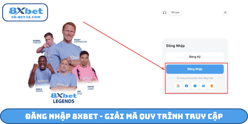 Đăng nhập 8Xbet