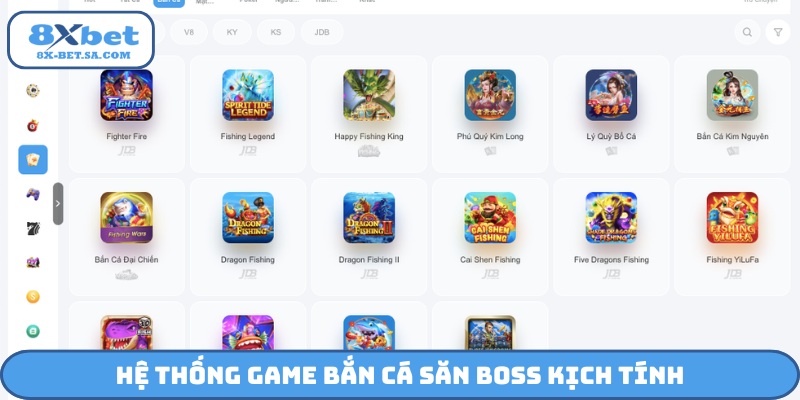 Hệ thống game bắn cá săn boss kịch tính