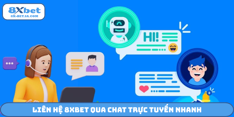 Liên hệ 8Xbet qua chat trực tuyến nhanh