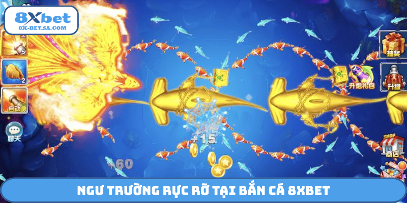 Ngư trường rực rỡ tại bắn cá 8Xbet